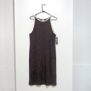Lauren Ralph Lauren Brown Tank Dress XL